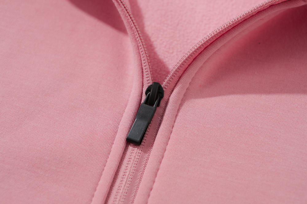 D718# Thickened polar fleece Stand collar sweatshirt Stand collar zipper