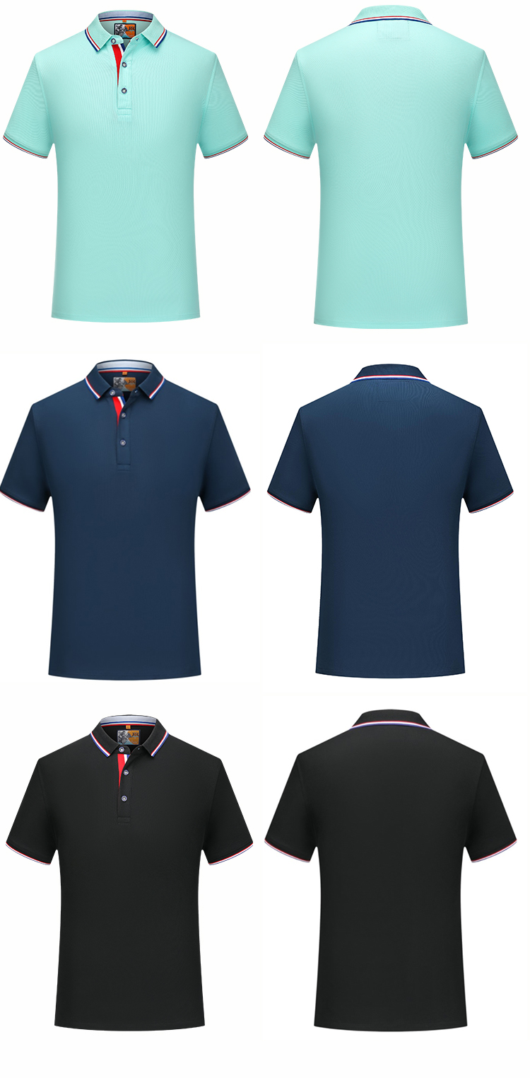 230g 40pcs pique group lapel short-sleeved POLO shirt men S02-9988 men