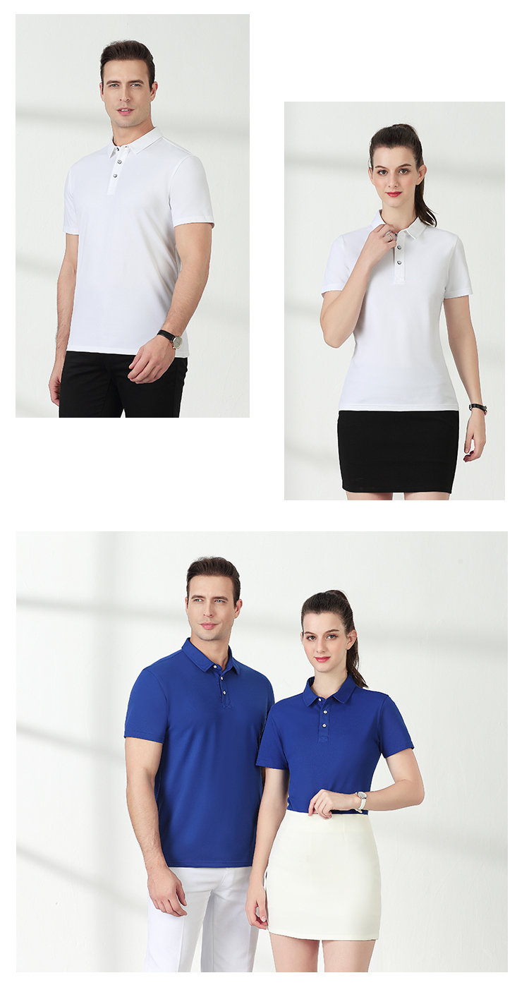 200g Cool Cotton Lapel Short Sleeve POLO Shirt Universal S02-C6008