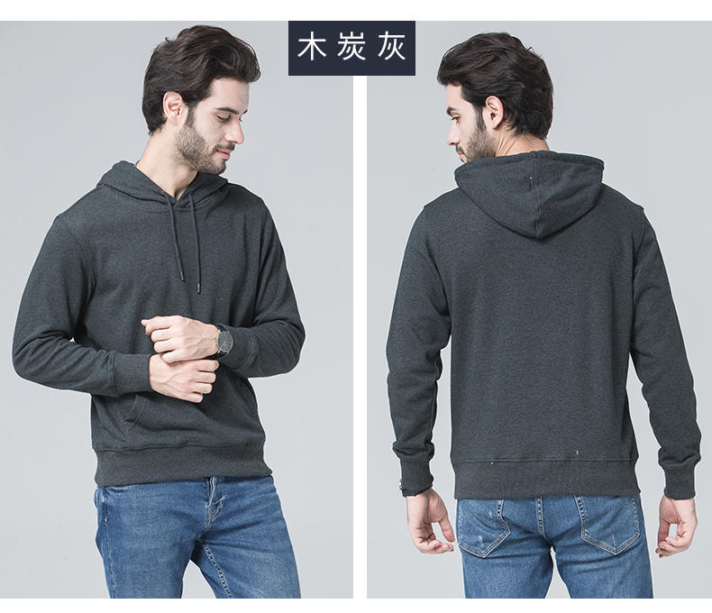 Men knitted hooded pullover sweatshirt H16-BYB0003