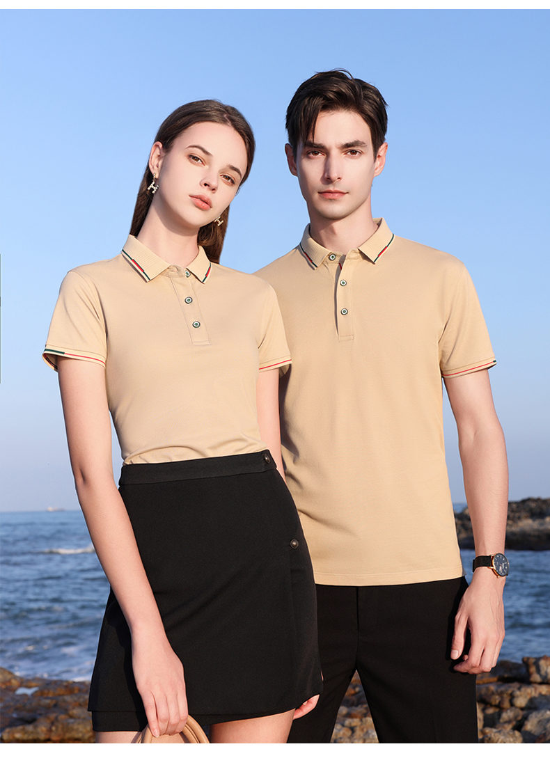 200g 40pcs group wear lapel short sleeve POLO shirt universal style H16-7788