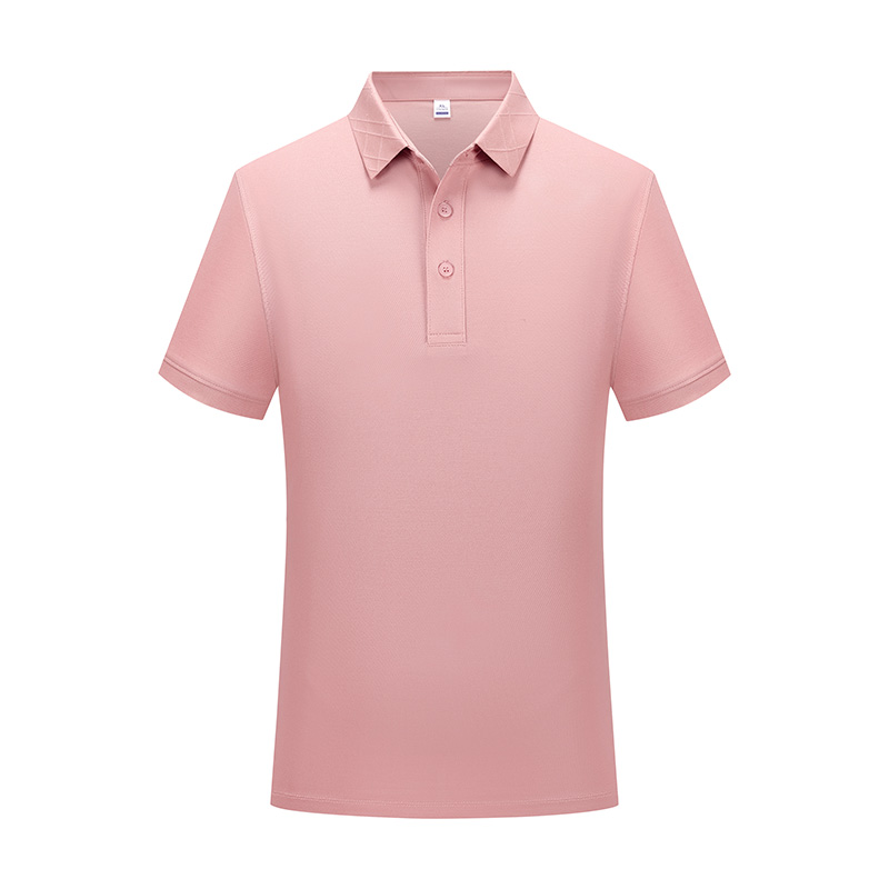 190g moisture-absorbing and breathable mulberry silk fine pearl short-sleeved lapel polo shirt HW01-9806