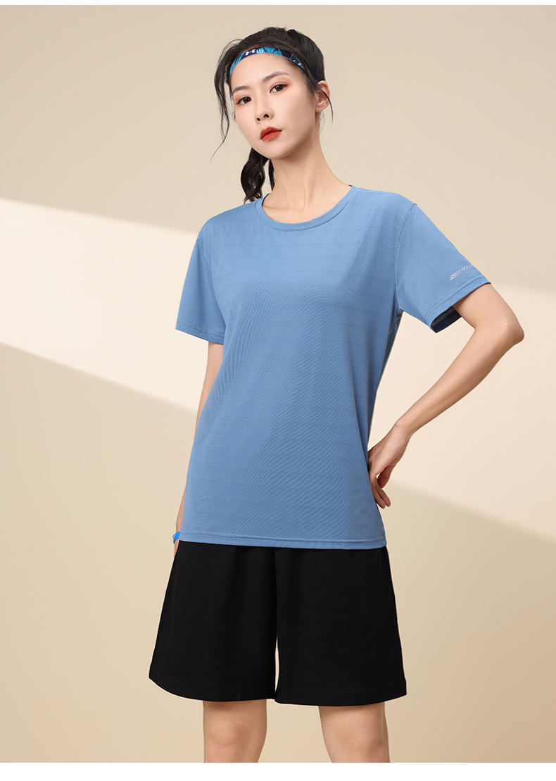 220g imitation cotton quick-drying round neck short sleeves HW01-777