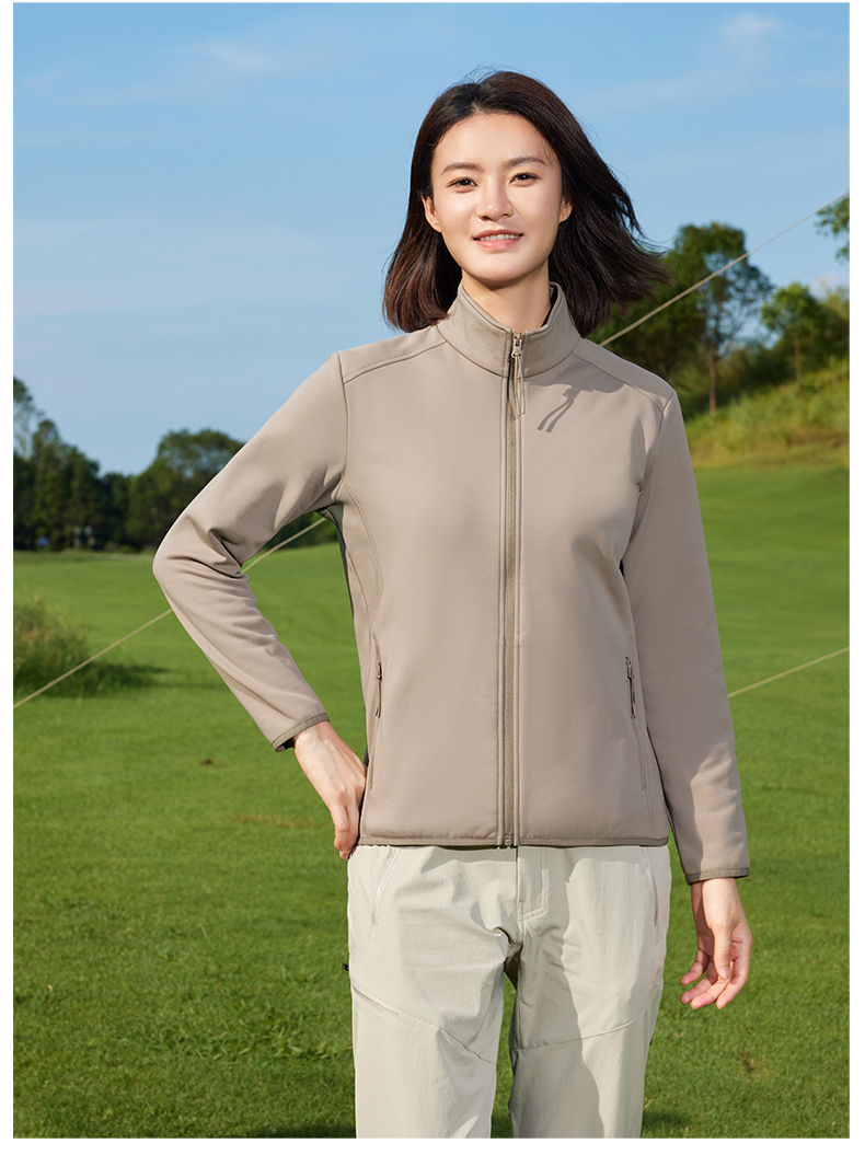 210g zero pressure Toray light stone heating open zipper jacket GJ11-8836