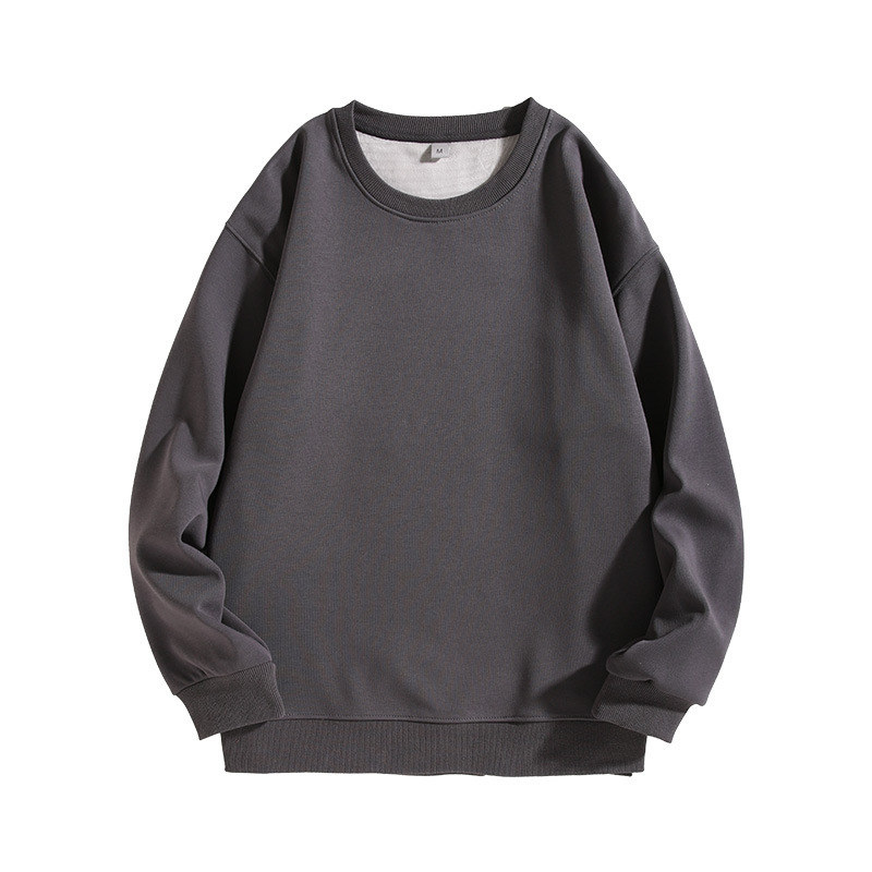 420g silver fox velvet warm round neck sweatshirt BC10-420g silver fox velvet round neck