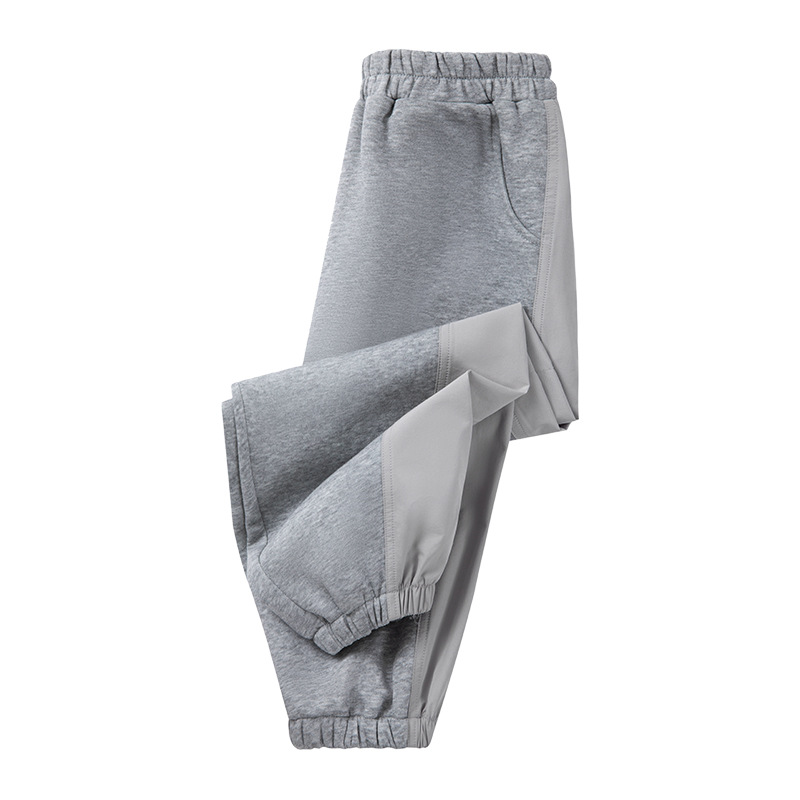 Children clothing stitching ankle sweatpants D31-371