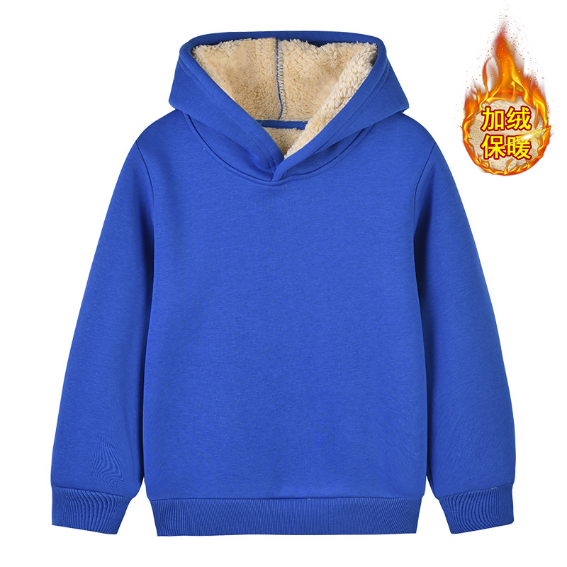 Children Sherpa Hooded Sweatshirt Children Clothing D31-Sherpa Hooded Sweatshirt