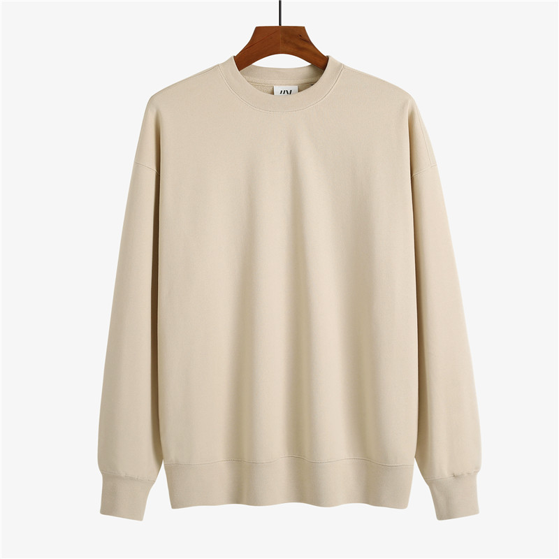 400g washed national trend drop shoulder round neck sweatshirt GJ65-C series