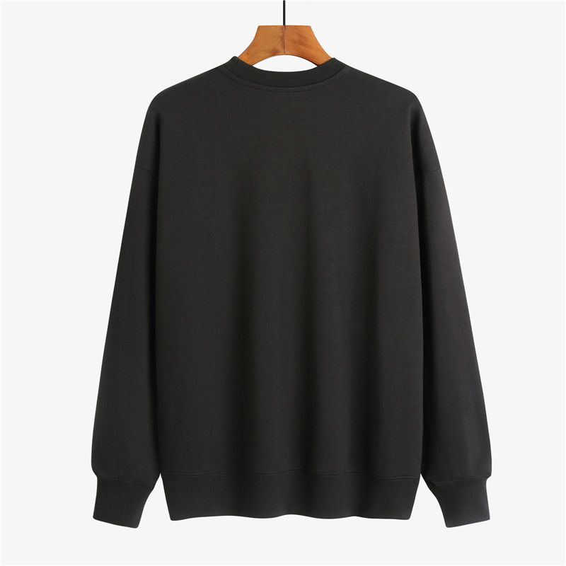 400g washed national trend drop shoulder round neck sweatshirt GJ65-C series