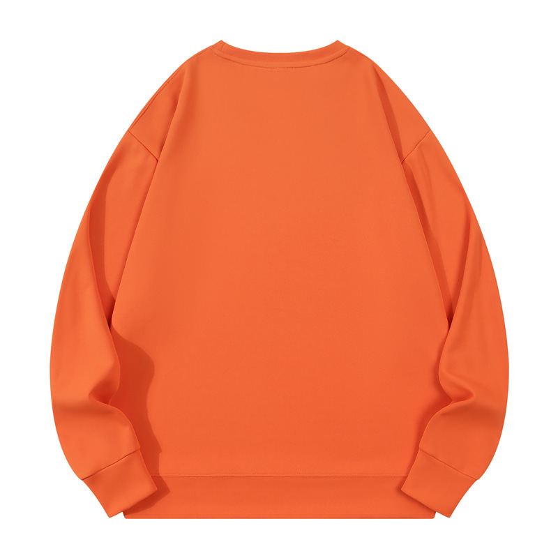 300g air layer healthy double-sided fabric drop shoulder round neck sweatshirt W03-S9008