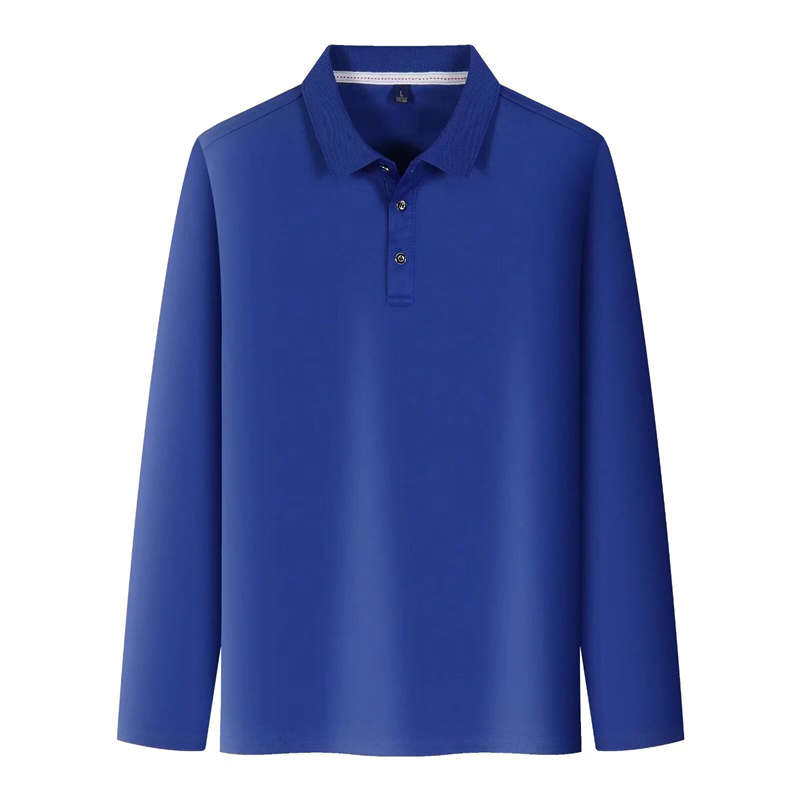 190g solid color quick-drying lapel long-sleeved POLO shirt G17-308