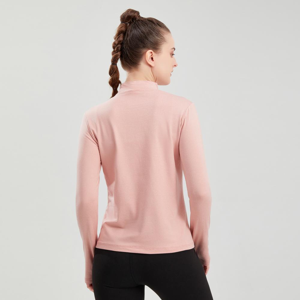 307# Women long-sleeved fitness tops T-shirts long sleeves round neck