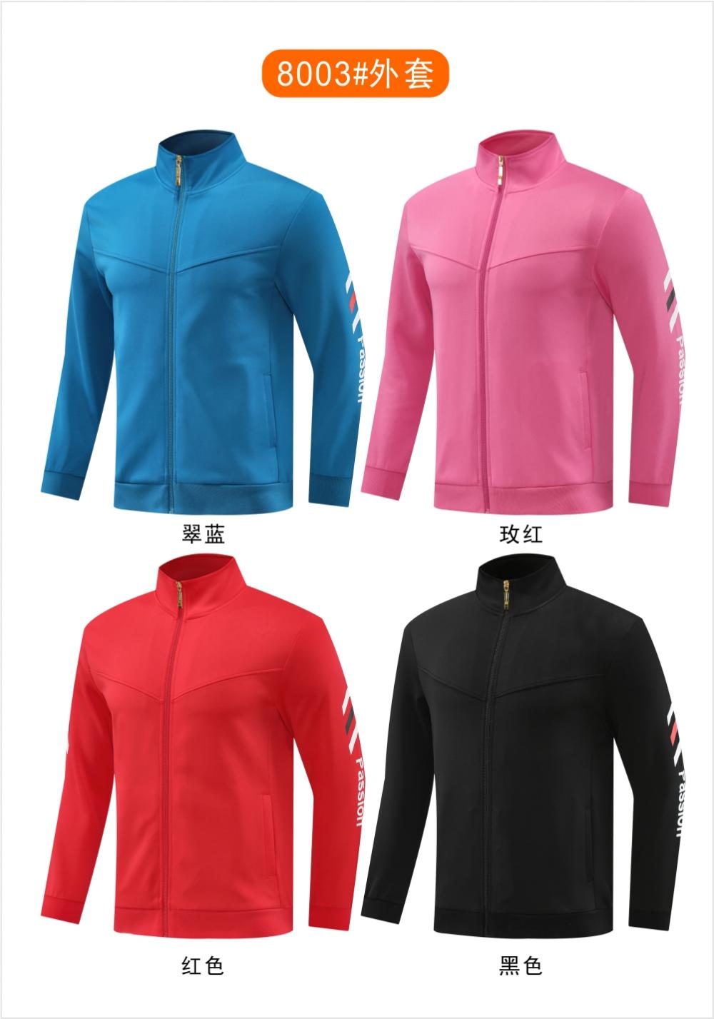 8003#Jackets Sportswear Long Sleeve Jackets