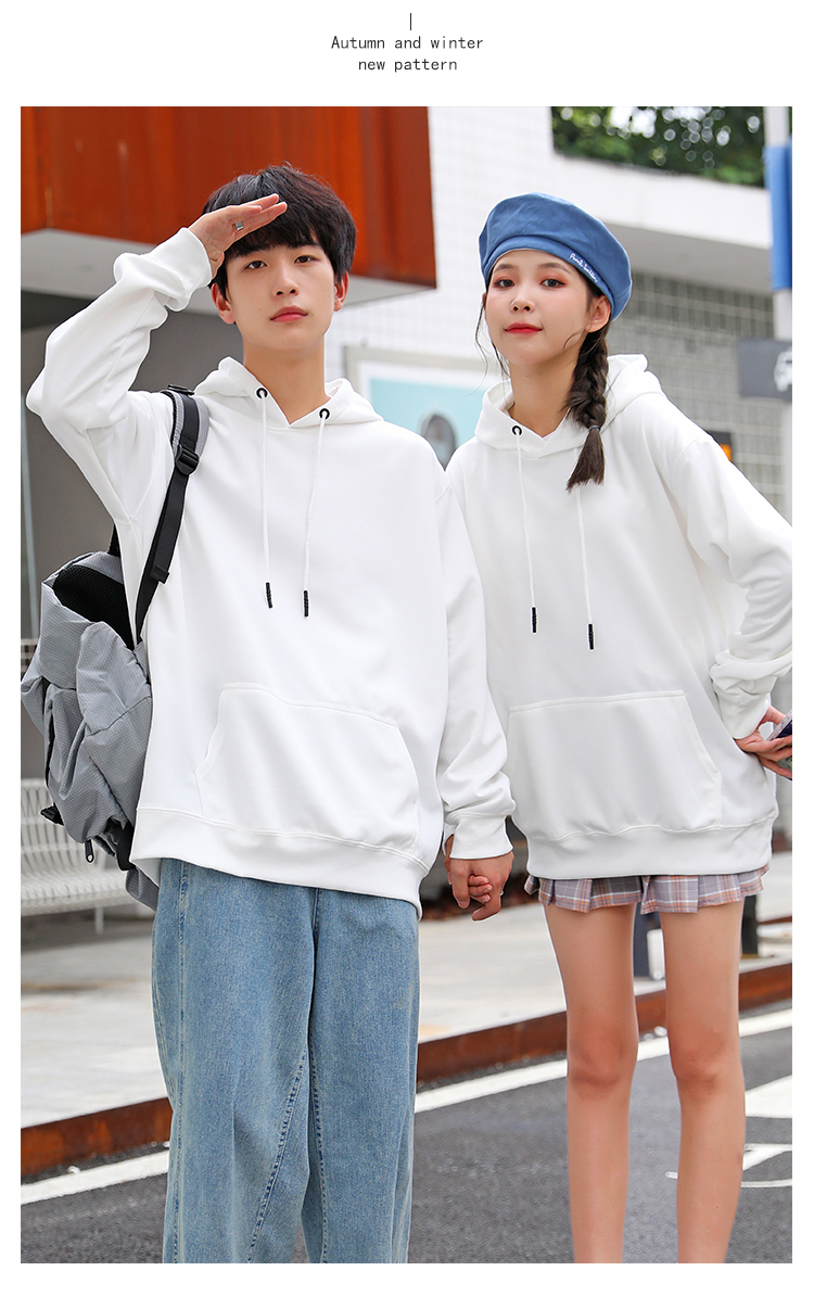 310g healthy cotton hooded pullover sweatshirt universal style W02-712