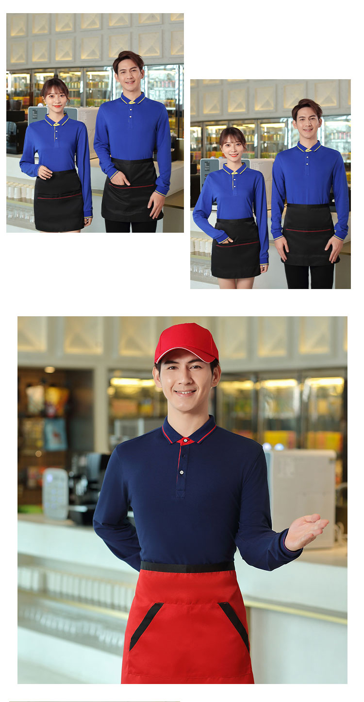 220g outdoor leisure lapel long-sleeved POLO shirt universal style H17-1907 long sleeve