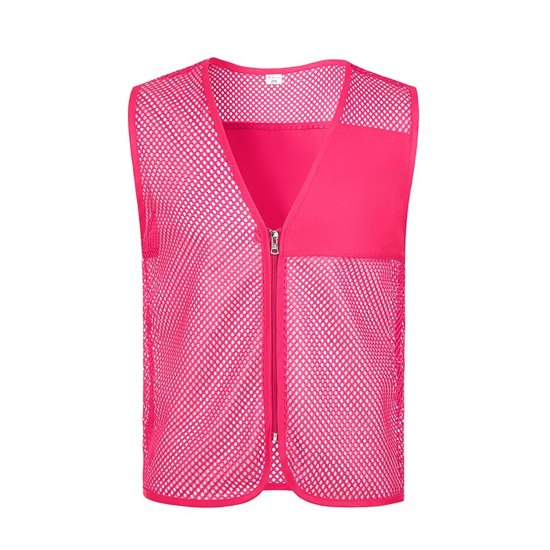 Pocketless single-sided fishnet vest GJ57-8010