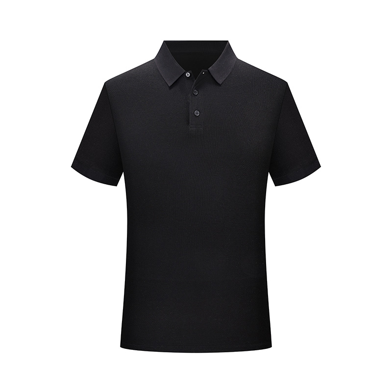 200g breathable sweat-absorbent cotton short-sleeved lapel polo shirt GJ36-F101