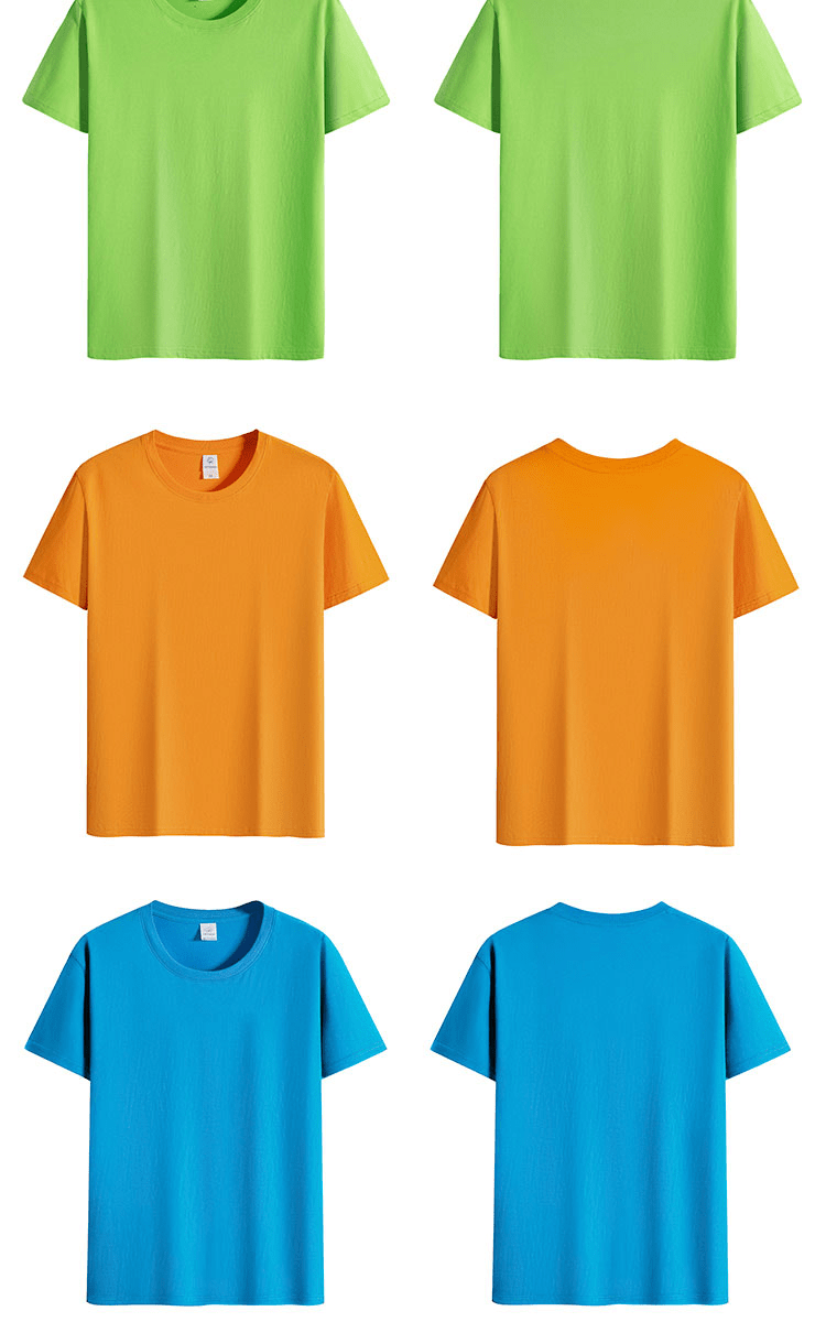 180g combed cotton round neck T-shirt GT9-555