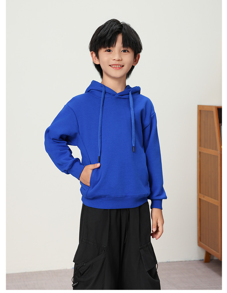 400g high quality macaron solid color hoodie sweatshirt children YZ03-9966