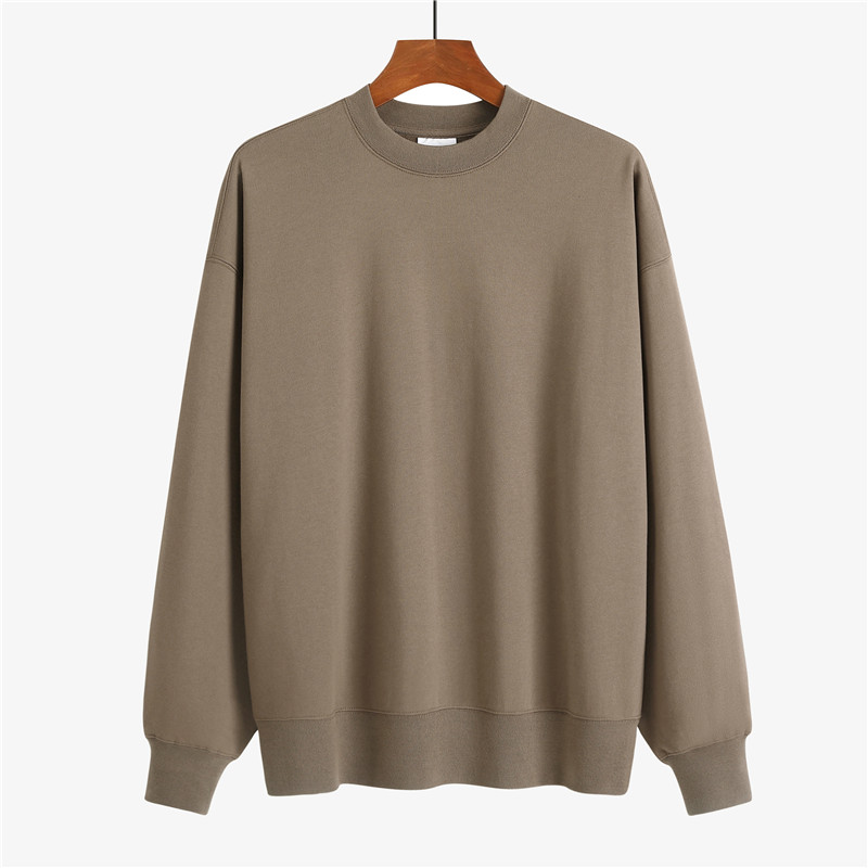 400g washed national trend drop shoulder round neck sweatshirt GJ65-C series