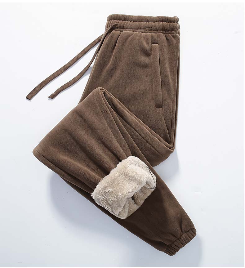 Lambskin Thickened Warm Fleece Pants KN1-99