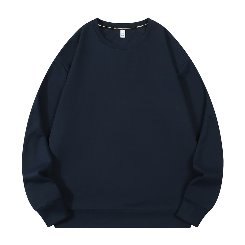 300g air layer healthy double-sided fabric drop shoulder round neck sweatshirt W03-S9008