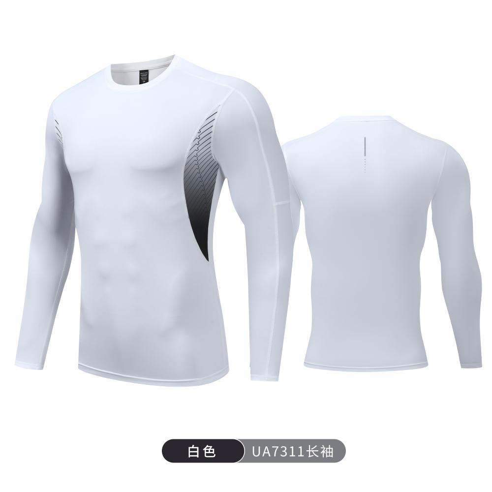 UA7311# Men tight long sleeves sports long sleeves long sleeves round neck