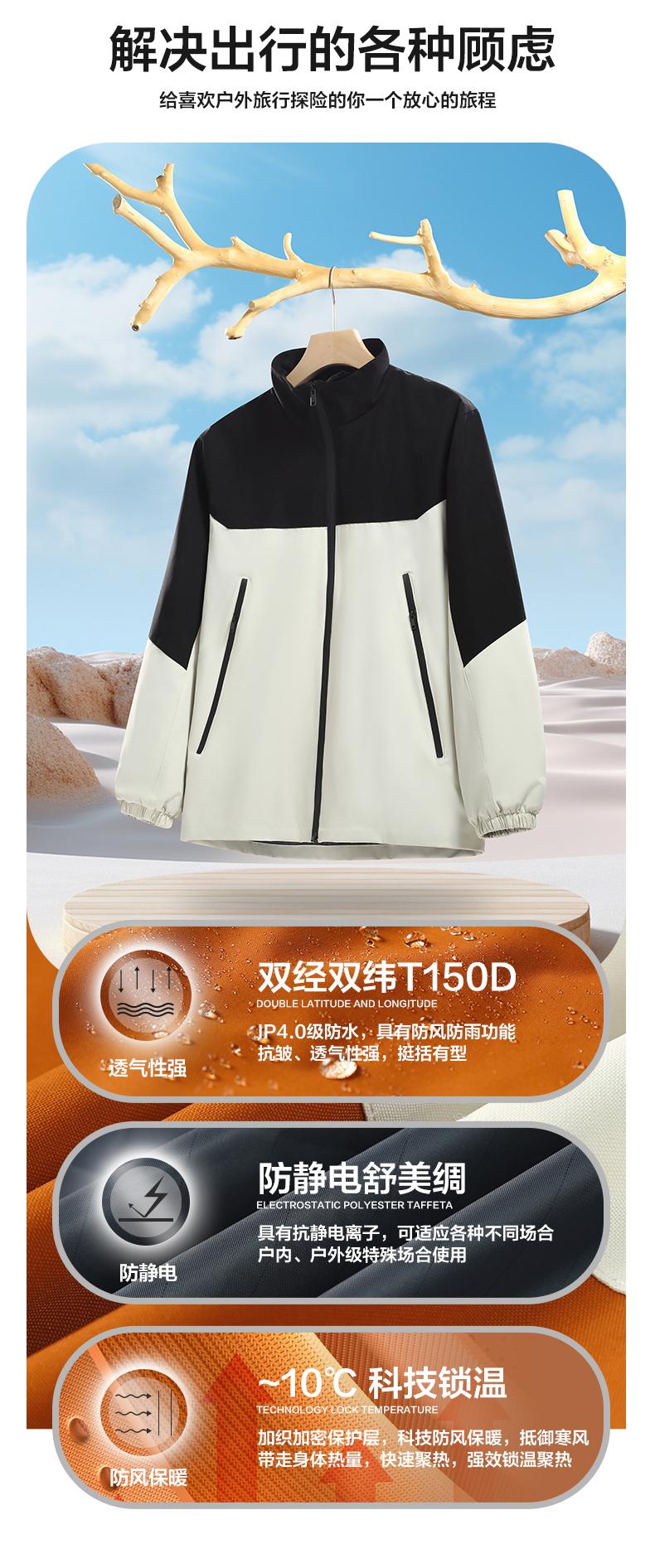 K-2488 Autumn new product Stand collar color matching thin windbreaker (main model in stock) hot sale jacket