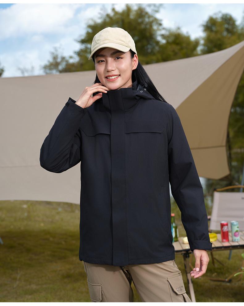 K-968-A# Arcteryx same style fully heat-sealed three-in-one jacket (polar fleece composite ultra-soft liner) in stock