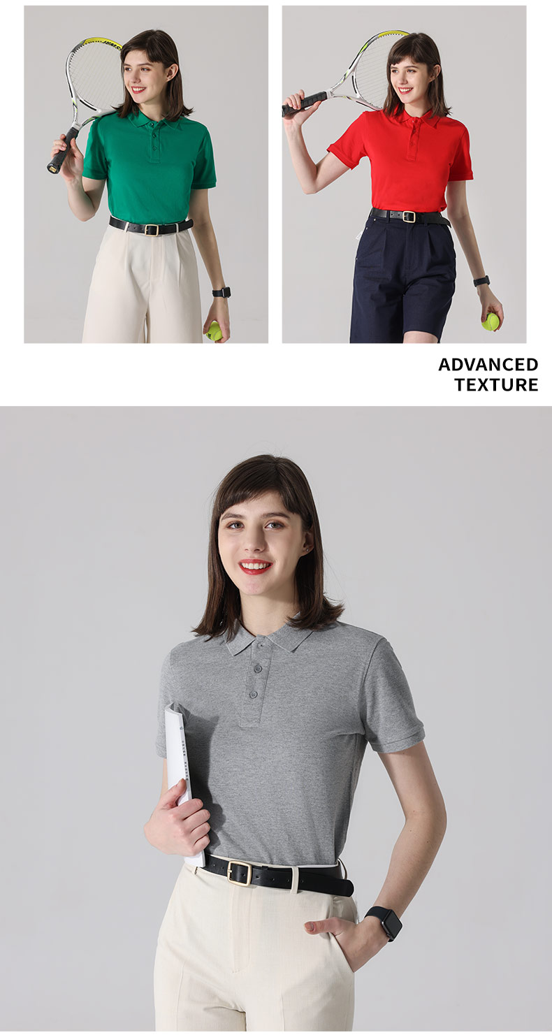 240g pure cotton business comfortable lapel short-sleeved POLO shirt universal style H11-L2001