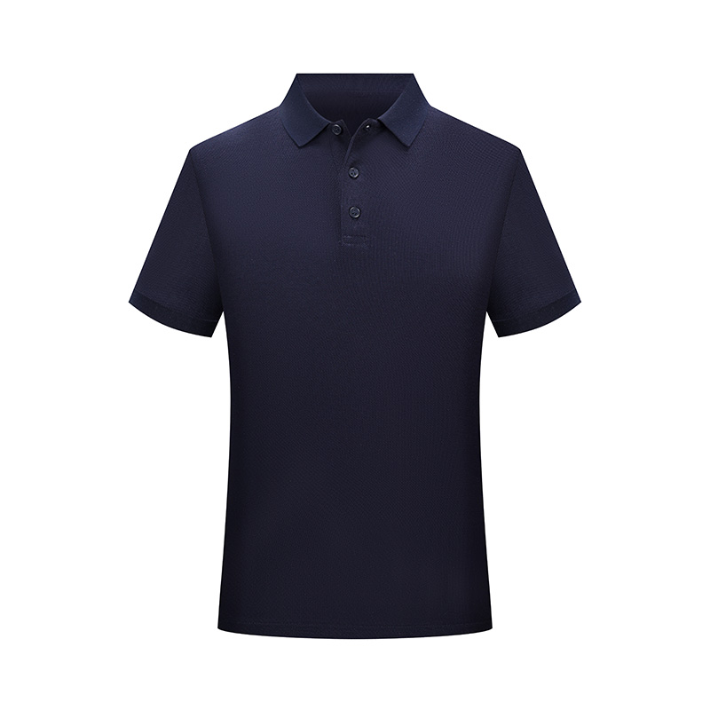 200g breathable sweat-absorbent cotton short-sleeved lapel polo shirt GJ36-F101