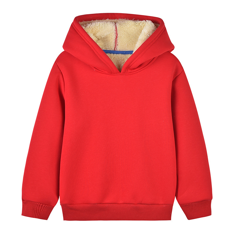 Children Sherpa Hooded Sweatshirt Children Clothing D31-Sherpa Hooded Sweatshirt