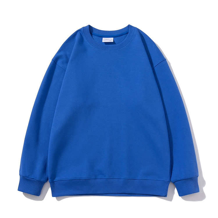 360g twill fabric fashionable loose round neck sweatshirt B08-twill round neck