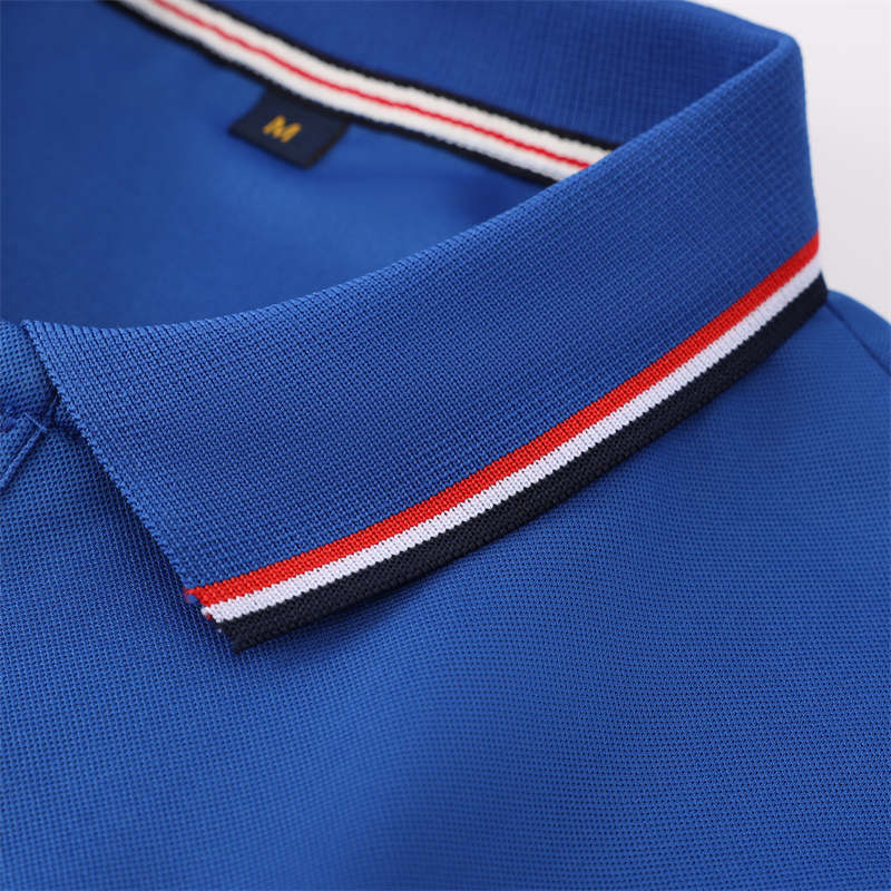 190g color collar business lapel long sleeve POLO shirt G17-A699