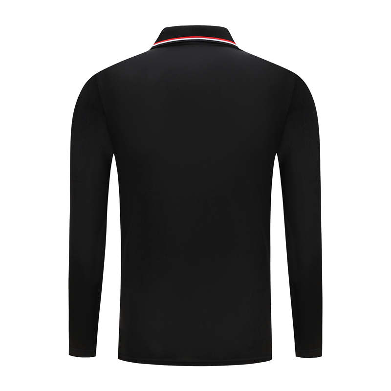 190g color collar business lapel long sleeve POLO shirt G17-A699