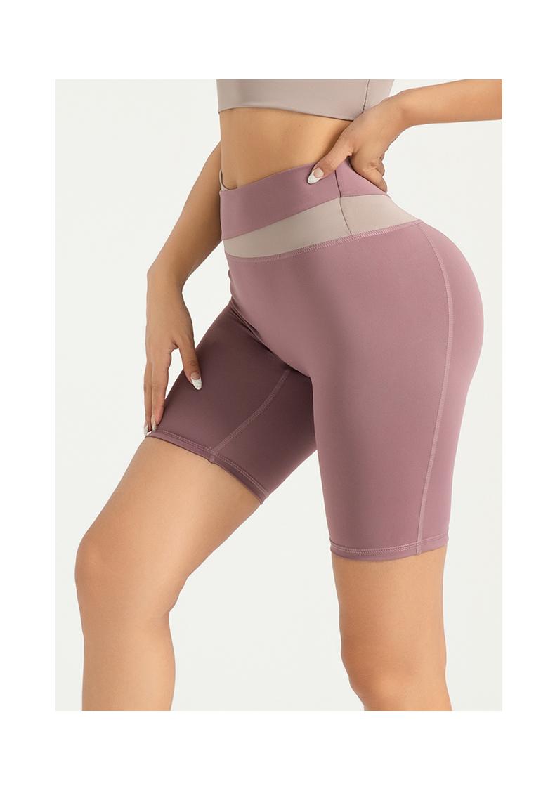 JYMA003-Peach color matching shorts sportswear yoga wear