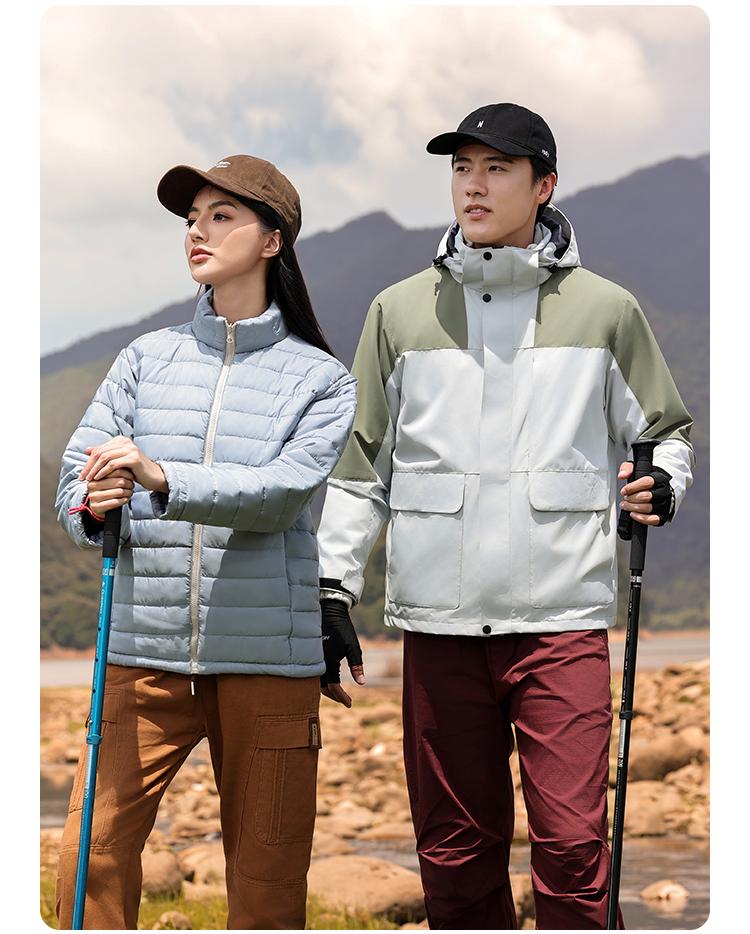 9596 3-in-1 down cotton liner with graphene jacket