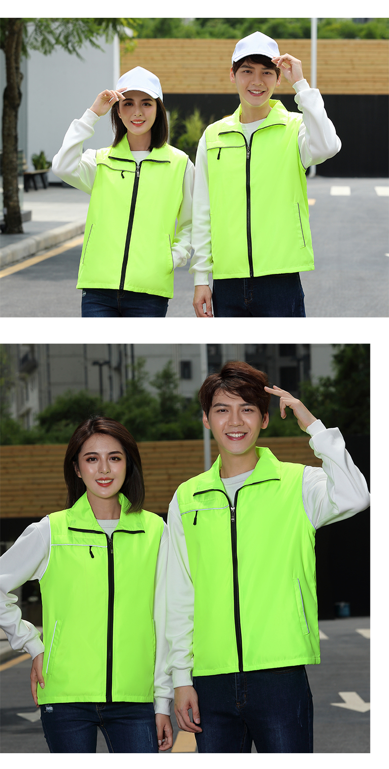 Waterproof mesh reflective vest SNS-020