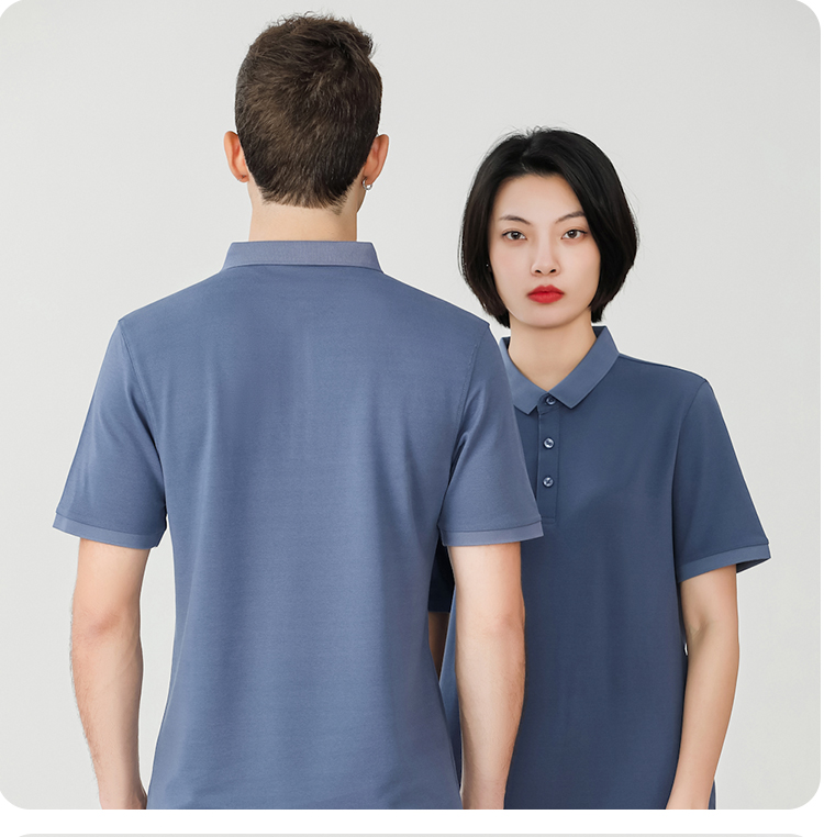 Combed cotton lapel short-sleeved POLO shirt universal GJ28-99801