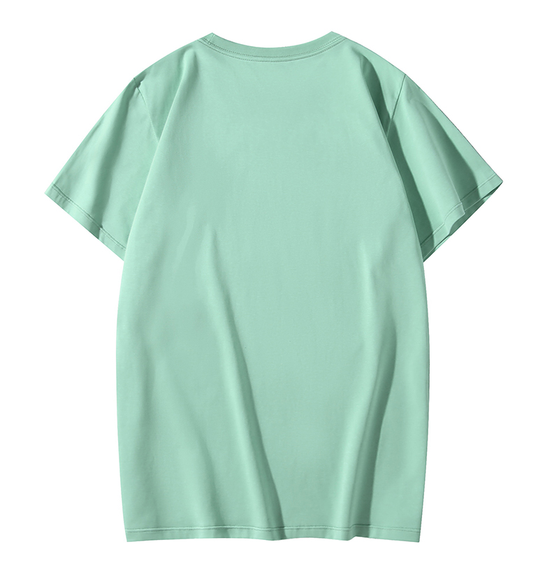 Ice silk solid color round neck short sleeve T-shirt YZ01-2900