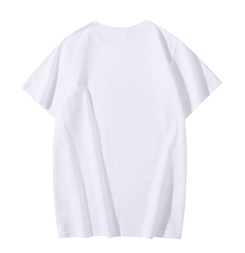 Ice silk solid color round neck short sleeve T-shirt YZ01-2900