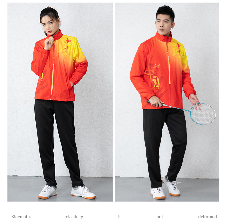 Badminton wear long sleeve sports jacket GM2-6813 women jacket