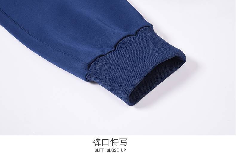 South Korean silk solid color comfortable sports long-sleeved suit KH2-345-6612 cardigan suit male