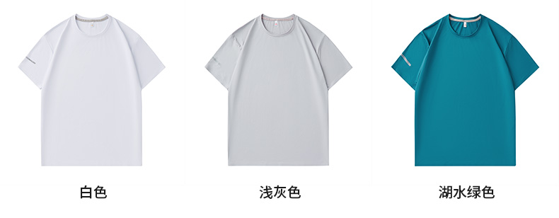 170g high-end seamless nylon round neck short sleeves YZ01-8323