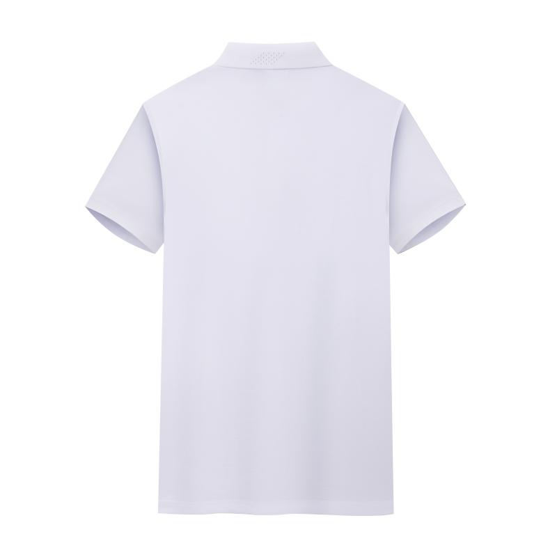 200g5A antibacterial mercerized cotton lapel short-sleeved POLO shirt universal GJ18-A1302