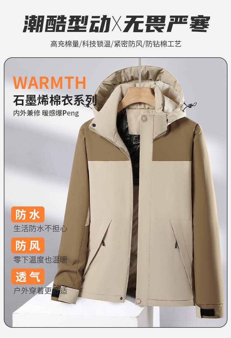 Graphene warm cotton coat KH2-24618