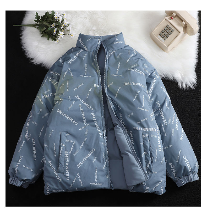 Double-sided casual sports warm cotton coat KX1-328