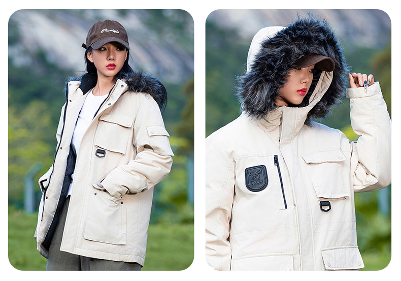 Outdoor leisure warm down jacket KN2-YR697