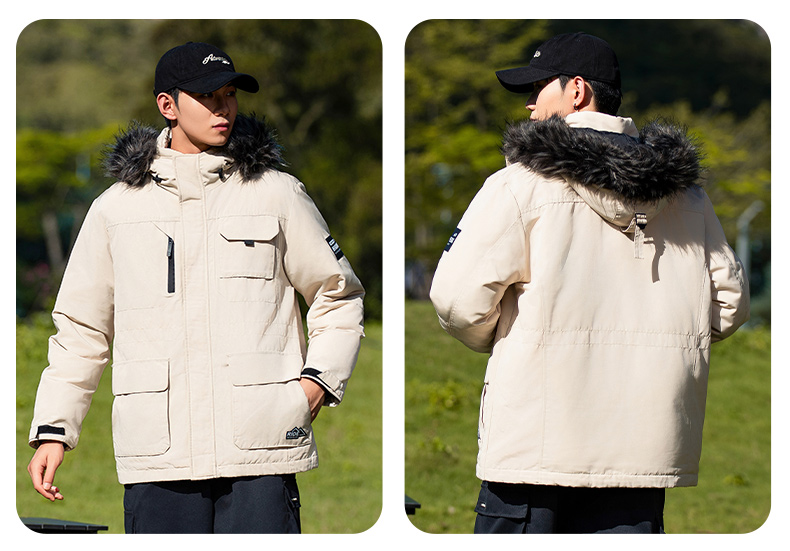 Outdoor leisure warm down jacket KN2-YR979