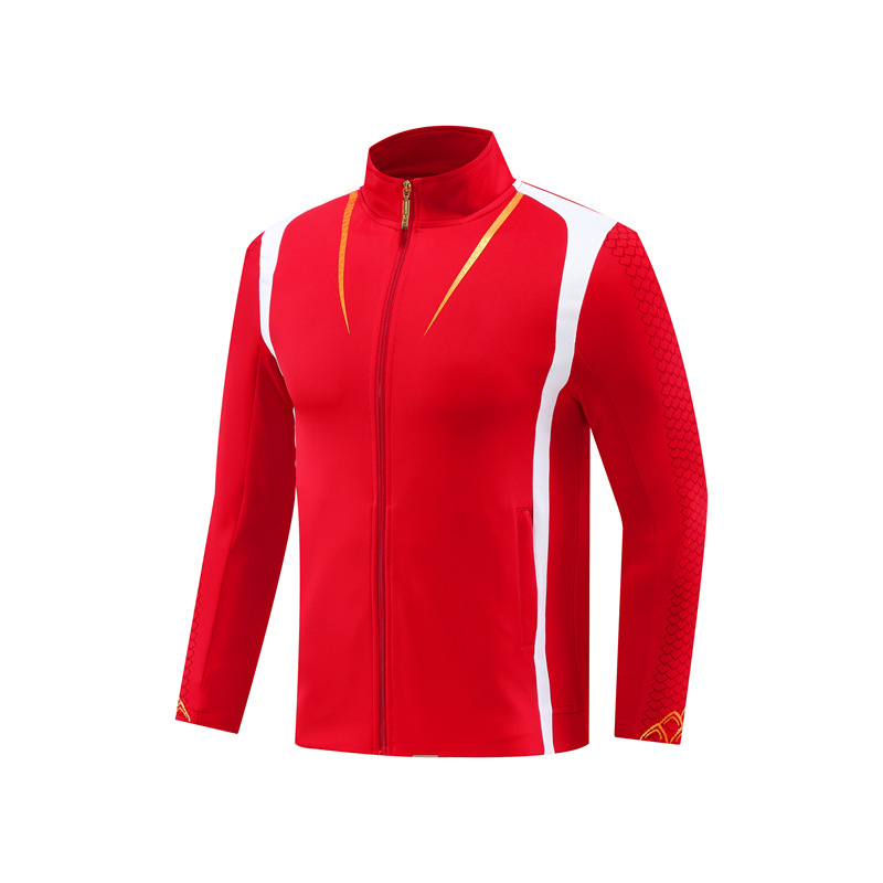 Stand collar zipper long sleeve sports jacket GB4-8002